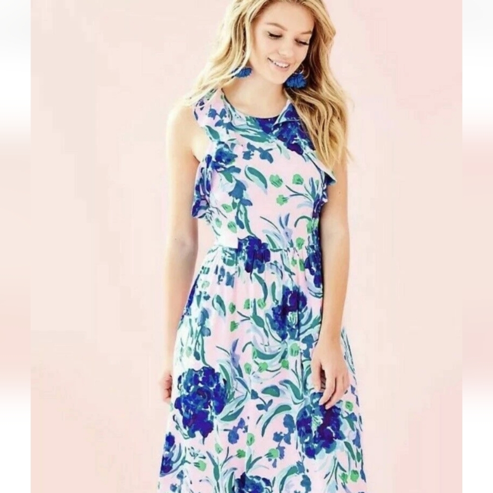 NWT Lilly Pulitzer Rory Dress Pink Tropics SZ 2